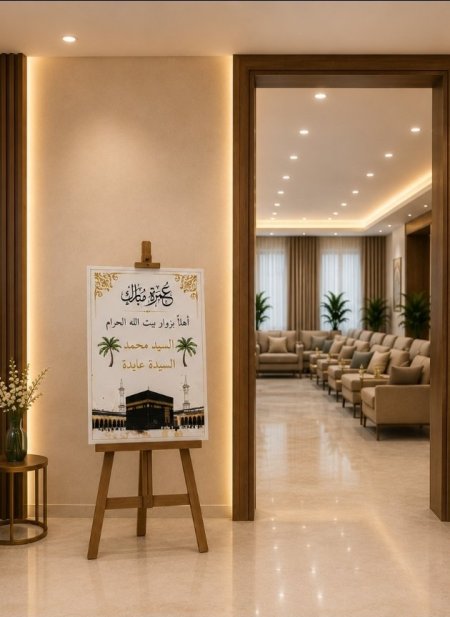 كابا (فوم) يشمل اسماء اكريليك ذهبي