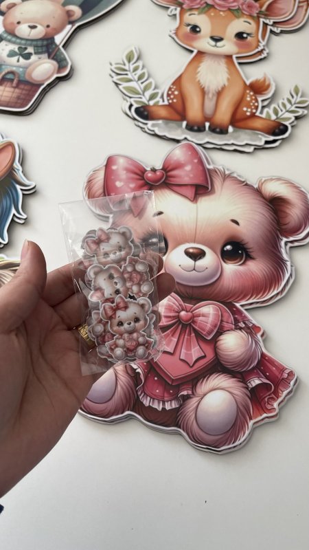 خشب مطبوع مع12قطعة صغيرة